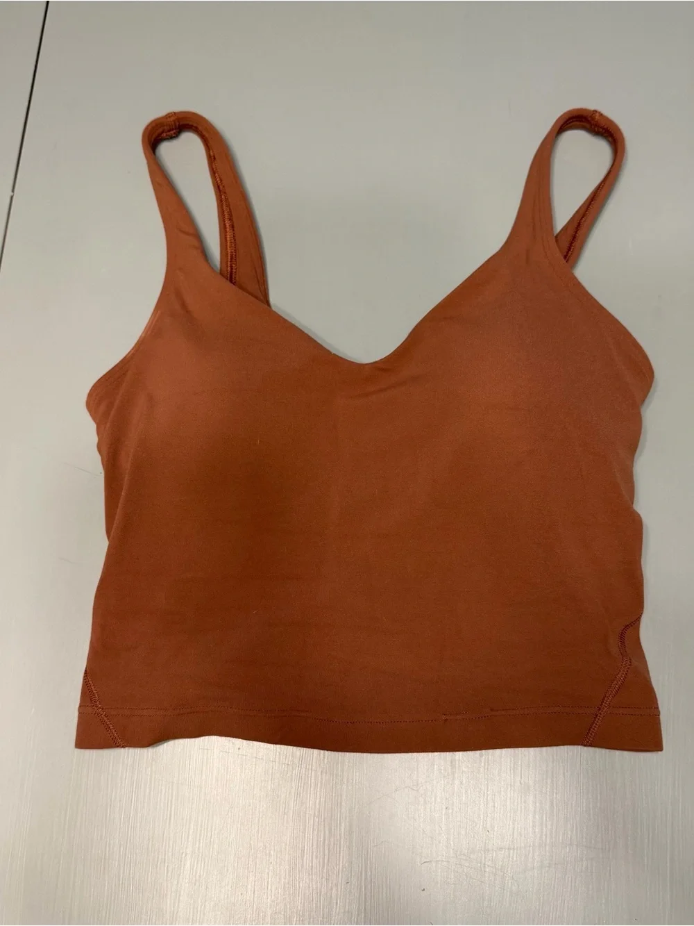 lululemon athletica Rust Brown Align tank